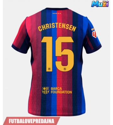 Lacne Muži Futbalové dres Barcelona Andreas Christensen #15 2026-27 Krátky Rukáv - Domáci